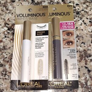 L'Oreal Primer Base and Black Voluminous Duo